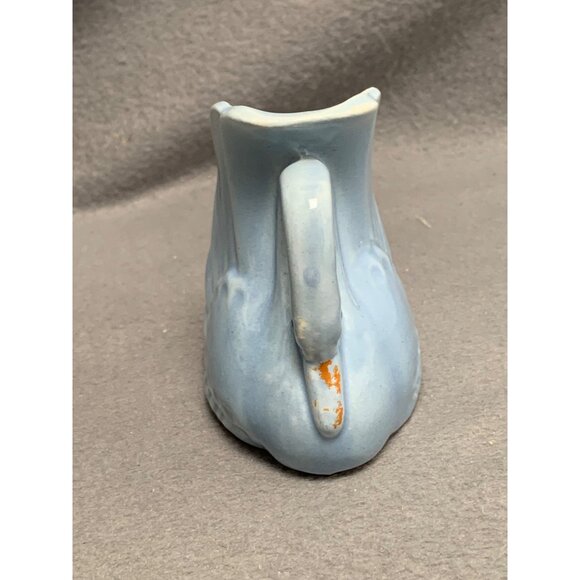Vintage Blue Swan Ceramic Planter Figurine Small Decorative Vase Pot By Shawnee - Picture 2 of 9